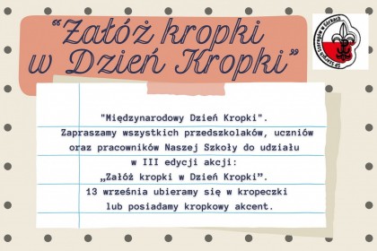 Światowy Dzień Kropki