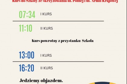 Rozkład jazdy autobusu